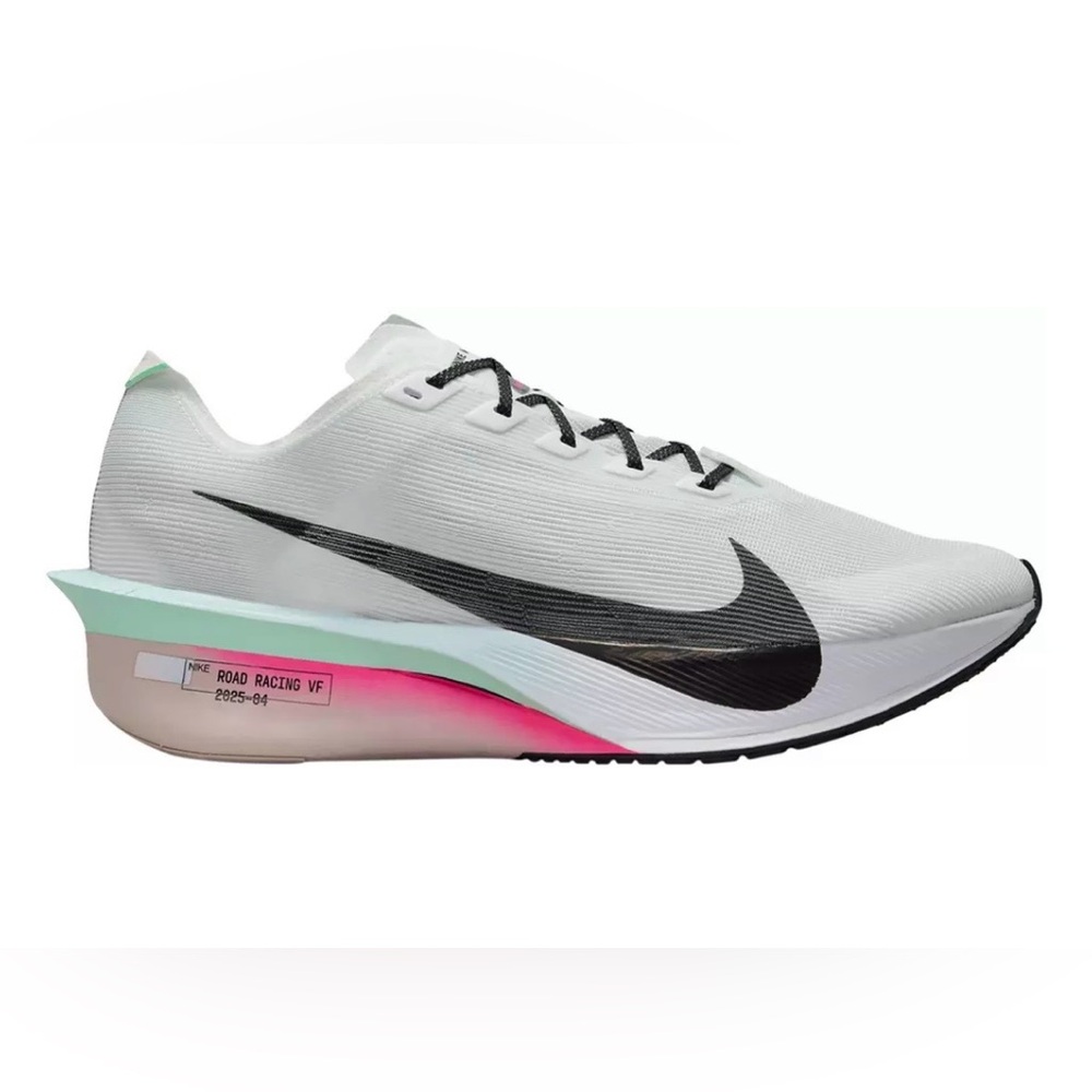 Nike ZoomX 🔥 Vaporfly Next% 4 White Pink Green Running Shoes HF6414-101 14 NEW - Picture 2 of 9